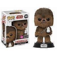 Pop! Star Wars: The Last Jedi - Flocked Chewbacca with Porg LE, Funko POP