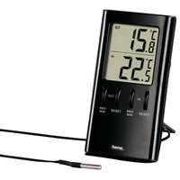 Hama LCD Thermometer T-350 Black, hama