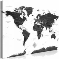 Kuva - Black and White Map (1 Part) Wide, DecorDecor