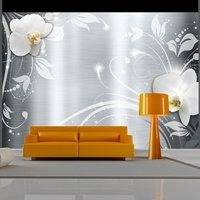 Fototapetti - Orchids on steel, DecorDecor