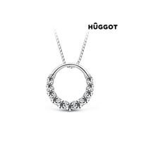 Huggot Gala Hänge i 925 sterlingsilver med zirkonior och Swarovski kristaller 45 cm