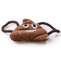 Animate Poo Emoji Plush Dog Toy