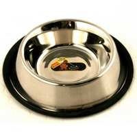 Classic Non Tip Stainless Steel Dog Bowl