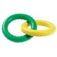 Caldex Classic Dogs Pimple Rubber Rings Tug Toy