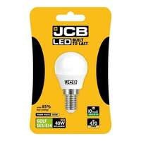 JCB LED Golf 470lm Opal 6w Light Bulb E14 2700k
