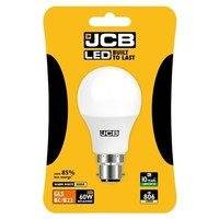 JCB LED A60 806lm Opal 10w Light Bulb B22 2700k