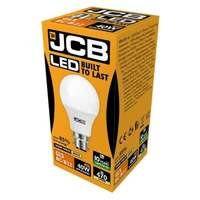 JCB LED A60 470lm Opal 6w Light Bulb B22 2700k
