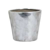 Hill Interiors Metallic Ceramic Planter