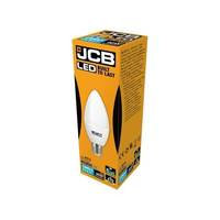 JCB LED Candle 470lm Opal 6w Light Bulb E27 3000k