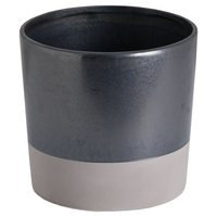 Hill Interiors Metallic Ceramic Planter