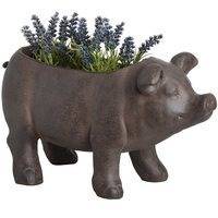 Hill Interiors Rustic Pig Planter