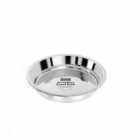 Fed ´N´ Watered Stainless Steel Kitty & Puppy Flat Pans, Sharples