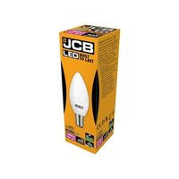 JCB LED Candle 470lm Opal 6w Light Bulb B15 2700k