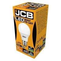 JCB LED A60 806lm Opal 10w Light Bulb B22 6500k