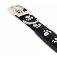 Rosewood Reflective Soft Protection Nylon Padded Dog Collar