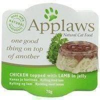 Applaws Layers Chicken With Lamb Wet Cat Food In Jelly (12 Trays)