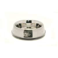 Rosewood Stainless Steel Anti Ant Paw Print Pet Bowl