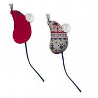 Pet Brands Christmas Mice For Dogs (Set Of 2), PetBrands