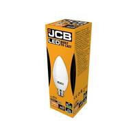 JCB LED Candle 520lm Opal 6w Light Bulb B22 6500k