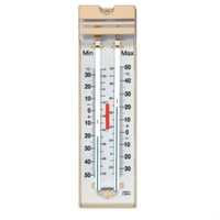 Brannan Quick Set Push Button Maximum Minimum Wall Thermometer