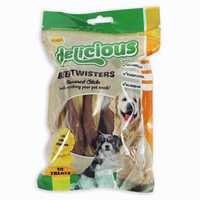 World of Pets Delicious Beef Twisters for Dogs (Pack of 10), World Of Pets