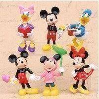 6-pack Disney mini Dolls Mikki Hiiri, Aku Ankka Luvut