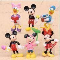 6-pack Disney mini Dolls Mikki Hiiri, Aku Ankka Luvut