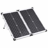 vidaXL Kokoontaitettava aurinkopaneeli kotelolla 60 W 12 V