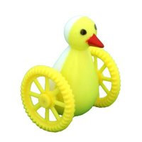 James & Steel Plastic Penguin On Wheels Bird Toy (Assorted Colours) - ASRTD