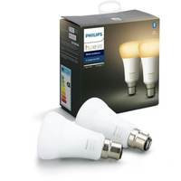 PHILIPS HUE -paketti 2 valkoista Ambiance-lamppua - 9,5 W - B22 - Bluetooth, Philips HUE
