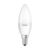 OSRAM LED-lamppu liekki E14 - 5,7 W - himmeä - lämmin valkoinen, Osram