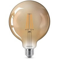 PHILIPS LED Globe E27 -lamppu - vastaa 7W 50W - keltainen viimeistely - lämmin valkoinen hehkulanka, joka sopii himmennimeen,..