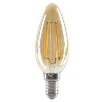 EXPERTLINE LED-lamppu keltainen hehkulanka E14 2 W, joka vastaa 23 W lämminvalkoista, EXPERT LINE