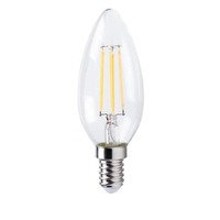 XQ-Lite LED-hehkulamppu liekki E14 XQ1562 4 W vastaa 30 W lämmin valkoinen, XQ-LITE