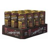 Monster Espresso & Milk 250ml x 12st (helt flak), Monster Energy