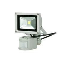 ECD Germany 20x 10W LED-valaisimet | liikkeen | 600 lumenia | 2800K Lämmin valkoinen | IP65 | Valonheitin ulkopuoli projektor..
