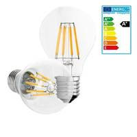 ECD Germany 4-pack LED-lamppu hehkulanka 8W E27 klassinen Vintage Edison - 816 Lumen - Lämmin valkoinen - 120 ° katselukulma..