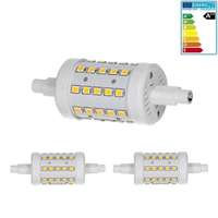 ECD Germany 2 kpl R7S LED-lamput 7W 78mm 480 lumenia AC 220-240 360 asteen valokeilan kulma ei korvaa himmennettävä 45W halo..