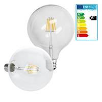 ECD-Britannia 5-sarja LED-lamppu hehkulanka E27 Edison - 6W - 125 mm - 624 Lumen - 120 ° katselukulma - AC 220-240 V - pysyv