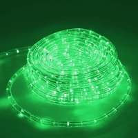 LED putki valot putki valot ketju valo sisätila vihreä IP44 10m, ECD-Germany