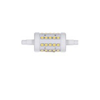 ECD: Saksa 6-pack R7S LED-lamput 7W 78mm 480 lumenia AC 220-240 360 asteen valokeilan kulma ei korvaa himmennettävä 45W halo..