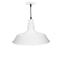 Kattovalaisin kattovalaisin kattovalaisin kattokruunu Steampunk Valkoinen lamppu LED E27, ECD-Germany