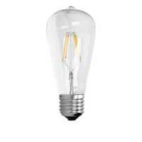 ECD Germany 20 x LED-lamppu hehkulanka E27 klassinen Edison 4W 408 lumenia 120 ° valonjako AC 220-240 noin piilossa ja korvat..