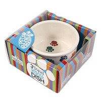 Pet Brands Paw Print Ceramic Dish, PetBrands