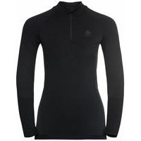 Odlo Women's PERFORMANCE WARM ECO ½ Zip Turtleneck Base Layer Top