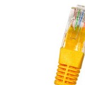 CAT5E UTP RJ45 Ethernet-kaapeli 0.25m Keltainen