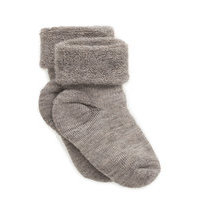 Baby Terry Wool Socks Night & Underwear Socks Harmaa Mp Denmark, mp Denmark