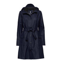 Curve Jacket Outerwear Rainwear Rain Coats Sininen Rains
