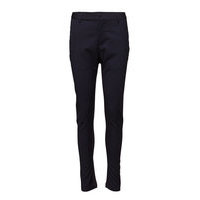 Pants With Rib Inserts Suoralahkeiset Housut Musta Saint Tropez