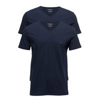 Mens Knit 2pack Tsh T-shirts Short-sleeved Sininen Emporio Armani